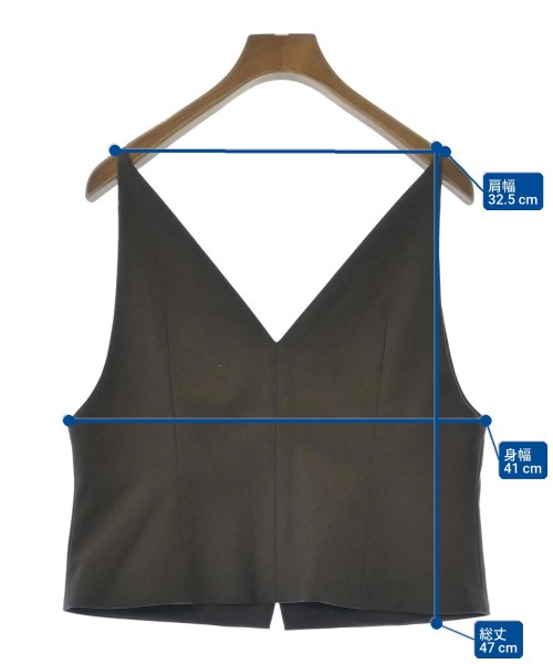 AEWEN MATOPH（イウエンマトフ）ベスト 茶 サイズ:F レディース/2200626231088