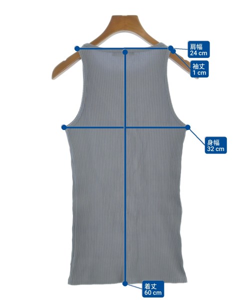 AEWEN MATOPH（イウエンマトフ）タンクトップ グレー サイズ:-(S位) レディース/2200624785040