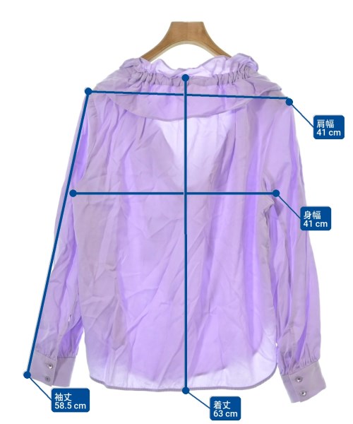 AEWEN MATOPH（イウエンマトフ）ブラウス 紫 サイズ:-(M位) レディース/2200614609110