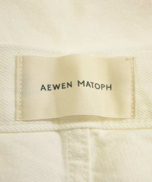 AEWEN MATOPH（イウエンマトフ）デニムパンツ 白 サイズ:34(XS位) レディース/2200634700040