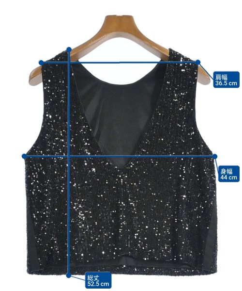 AEWEN MATOPH（イウエンマトフ）ベスト 黒 サイズ:F レディース/2200644301053