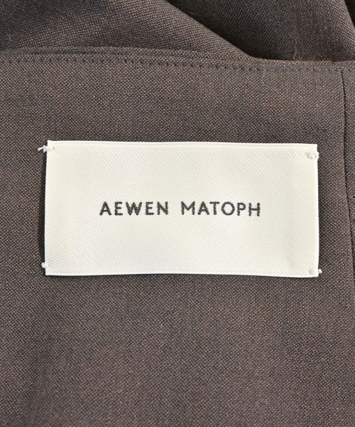 AEWEN MATOPH（イウエンマトフ）スラックス 茶 サイズ:34(XS位) レディース/2200616739013