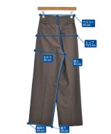 AEWEN MATOPH（イウエンマトフ）スラックス 茶 サイズ:34(XS位) レディース/2200616739013