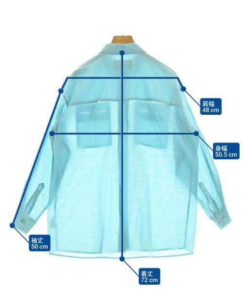 AEWEN MATOPH（イウエンマトフ）ブラウス 青 サイズ:36(S位) レディース/2200612585140