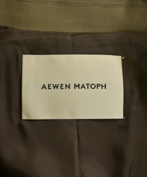 AEWEN MATOPH（イウエンマトフ）カジュアルジャケット 茶 サイズ:36(S位) レディース/2200675064019