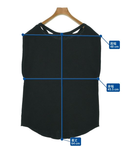 AEWEN MATOPH（イウエンマトフ）ノースリーブ 黒 サイズ:F レディース/2200675893077