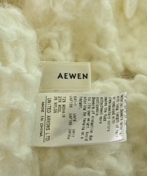 AEWEN MATOPH（イウエンマトフ）カーディガン 白 サイズ:F レディース/2200676285024
