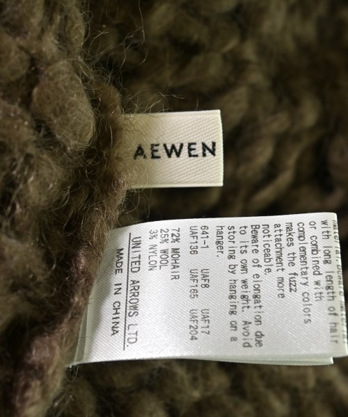 AEWEN MATOPH（イウエンマトフ）カーディガン 茶 サイズ:F レディース/2200676285031