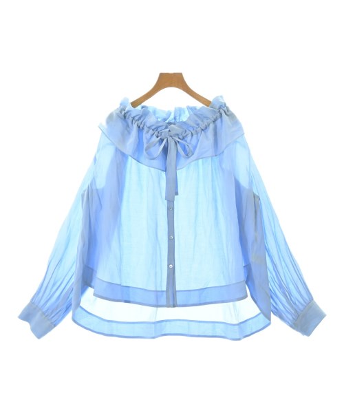 AEWEN MATOPH(イウエンマトフ)ブラウス 青 サイズ:F/2200677837017