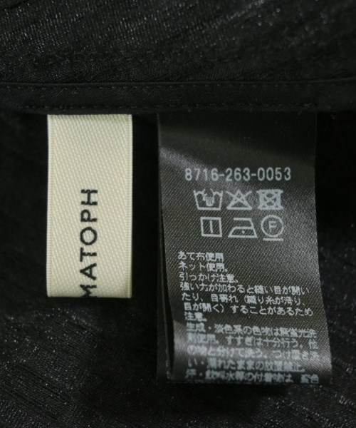 AEWEN MATOPH（イウエンマトフ）カジュアルシャツ 黒 サイズ:-(S位) レディース/2200655429012