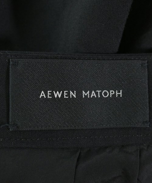 AEWEN MATOPH（イウエンマトフ）スラックス 黒 サイズ:38(M位) レディース/2200656557042
