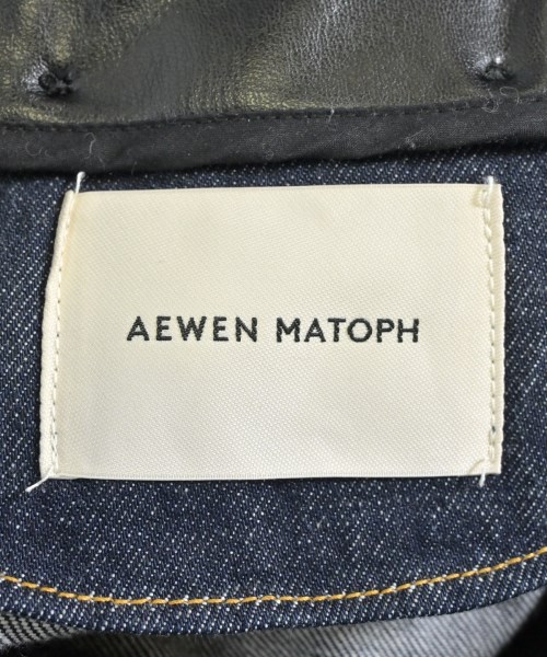 AEWEN MATOPH（イウエンマトフ）デニムジャケット 紺 サイズ:36(S位) レディース/2200658488054