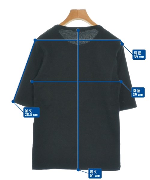 AEWEN MATOPH（イウエンマトフ）Tシャツ・カットソー 黒 サイズ:-(S位) レディース/2200660486031