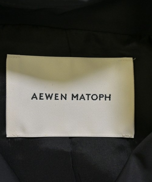 AEWEN MATOPH（イウエンマトフ）トレンチコート 黒 サイズ:36(S位) レディース/2200657675356