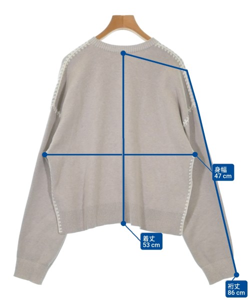 AEWEN MATOPH（イウエンマトフ）ニット・セーター ベージュ サイズ:-(M位) レディース/2200648548010