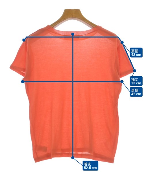 AEWEN MATOPH（イウエンマトフ）Tシャツ・カットソー オレンジ サイズ:F レディース/2200648867074