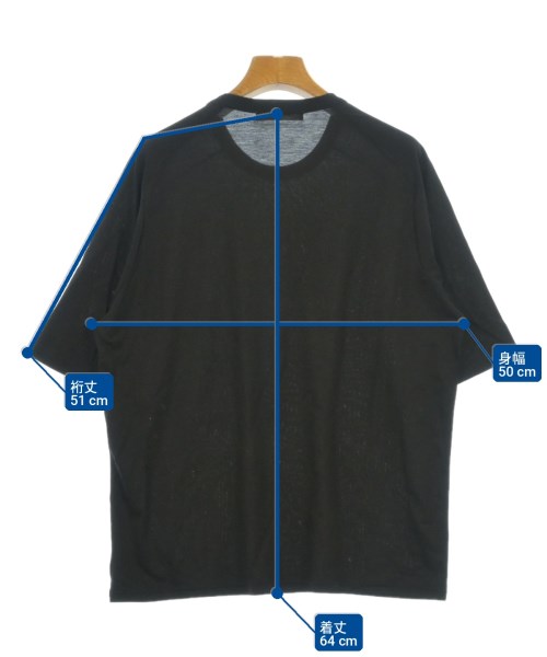 AEWEN MATOPH（イウエンマトフ）Tシャツ・カットソー 黒 サイズ:F レディース/2200702962042
