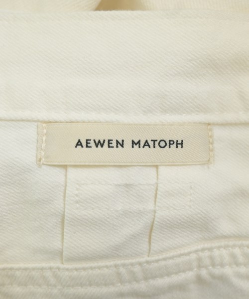 AEWEN MATOPH（イウエンマトフ）デニムパンツ 白 サイズ:36(S位) レディース/2200710114037