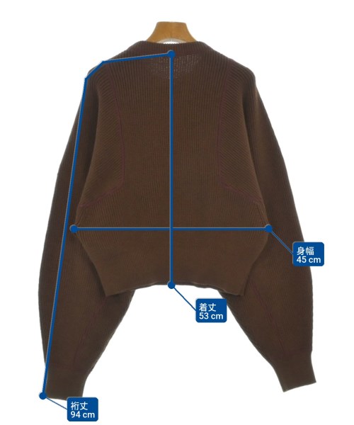 AEWEN MATOPH（イウエンマトフ）ニット・セーター 茶 サイズ:F レディース/2200664545093
