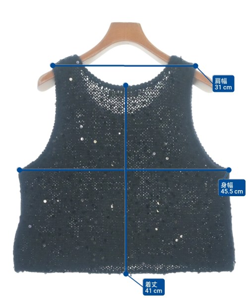 AEWEN MATOPH（イウエンマトフ）ベスト/ノースリーブ 黒 サイズ:F レディース/2200662542032