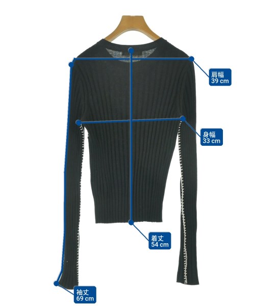 AEWEN MATOPH（イウエンマトフ）ニット・セーター 黒 サイズ:-(M位) レディース/2200667272033