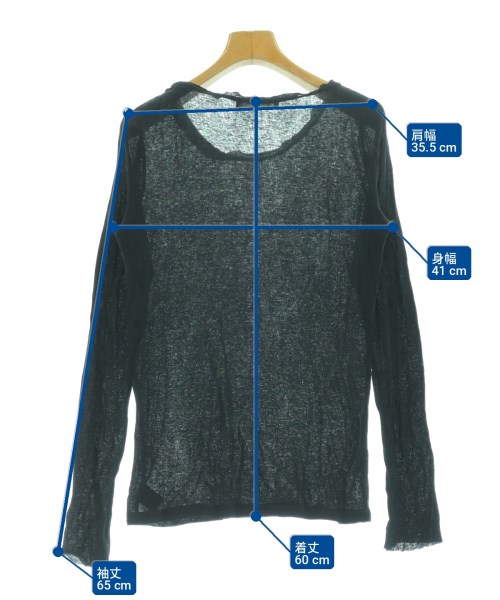 AEWEN MATOPH（イウエンマトフ）Tシャツ・カットソー 黒 サイズ:-(M位) レディース/2200723969099