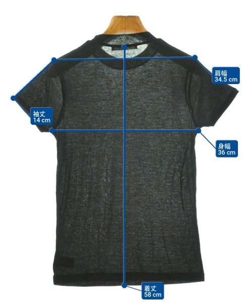 AEWEN MATOPH（イウエンマトフ）Tシャツ・カットソー 黒 サイズ:-(M位) レディース/2200721696027
