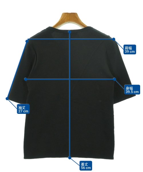 AEWEN MATOPH（イウエンマトフ）Tシャツ・カットソー 黒 サイズ:-(S位) レディース/2200728073012