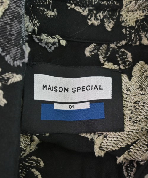 MAISON SPECIAL メゾンスペシャル カジュアルシャツ 1(S位) 黒 【古着】-