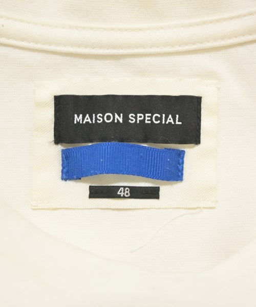 MAISON SPECIAL（メゾンスペシャル）Tシャツ・カットソー 白 サイズ:48(L位) メンズ/2200636490062