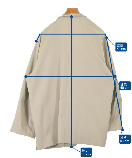 MAISON SPECIAL（メゾンスペシャル）テーラードジャケット ベージュ サイズ:1(S位) メンズ/2200637613033