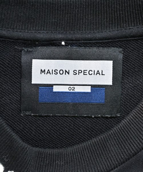 MAISON SPECIAL（メゾンスペシャル）スウェット 黒 サイズ:2(M位) メンズ/2200638680133