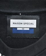 MAISON SPECIAL（メゾンスペシャル）スウェット 黒 サイズ:2(M位) メンズ/2200638680133