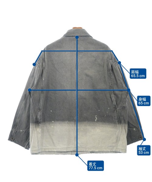 MAISON SPECIAL（メゾンスペシャル）デニムジャケット グレー サイズ:1(S位) メンズ/2200639401010