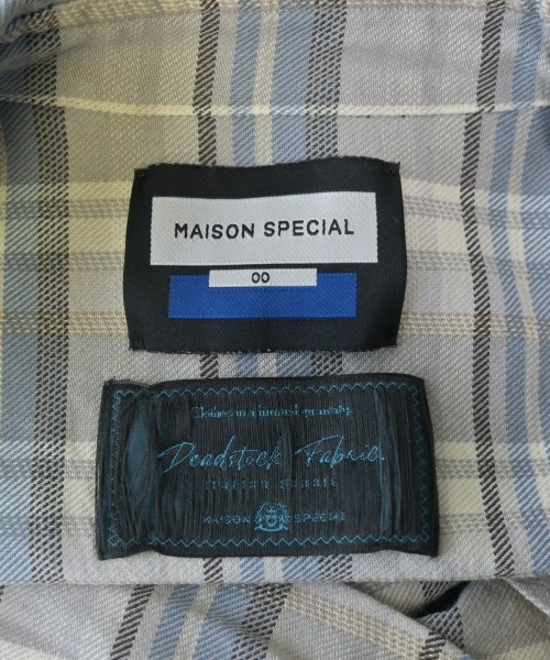 MAISON SPECIAL（メゾンスペシャル）カジュアルシャツ グレー サイズ:0(XS位) メンズ/2200639401089