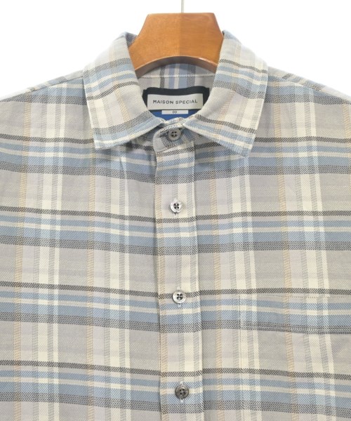 MAISON SPECIAL（メゾンスペシャル）カジュアルシャツ グレー サイズ:0(XS位) メンズ/2200639401089