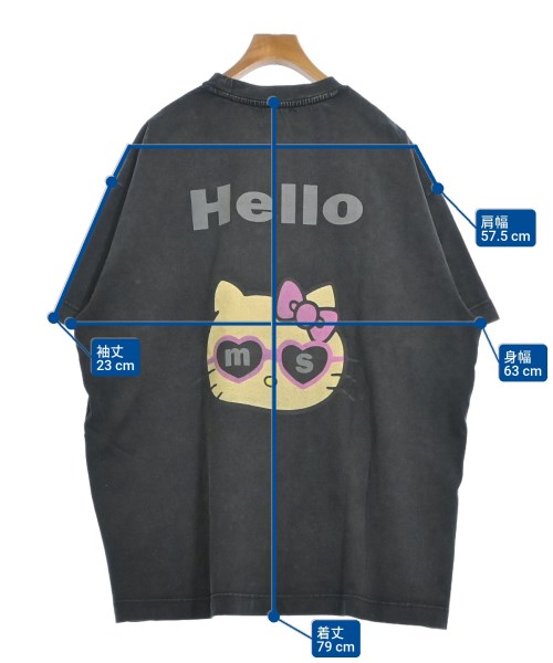 MAISON SPECIAL（メゾンスペシャル）Tシャツ・カットソー 黒 サイズ:F メンズ/2200639401096