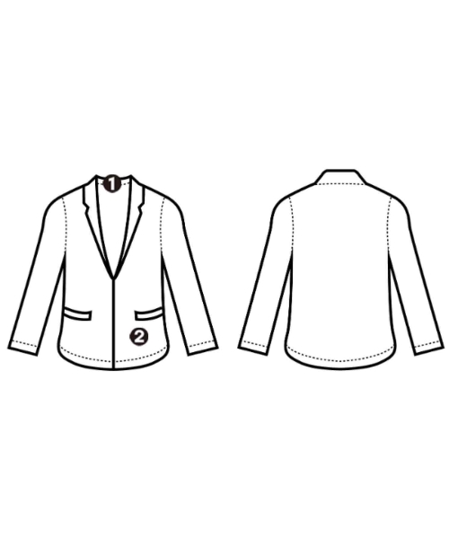 MAISON SPECIAL（メゾンスペシャル）カジュアルジャケット 白 サイズ:2(M位) メンズ/2200643874039