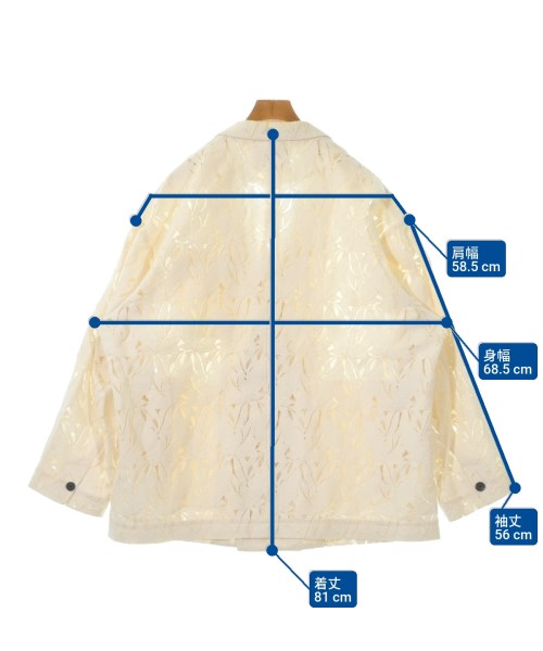 MAISON SPECIAL（メゾンスペシャル）カジュアルジャケット 白 サイズ:2(M位) メンズ/2200643874039