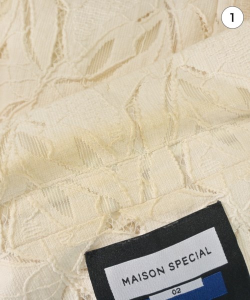 MAISON SPECIAL（メゾンスペシャル）カジュアルジャケット 白 サイズ:2(M位) メンズ/2200643874039