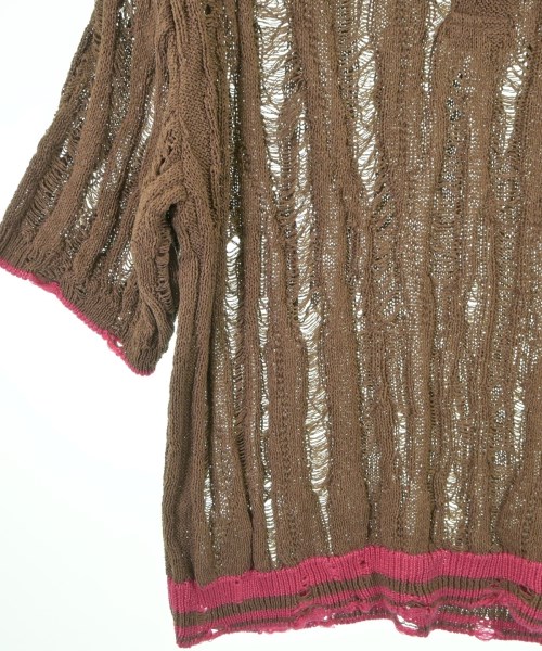 MAISON SPECIAL（メゾンスペシャル）ニット・セーター 茶 サイズ:1(S位) メンズ/2200644033077