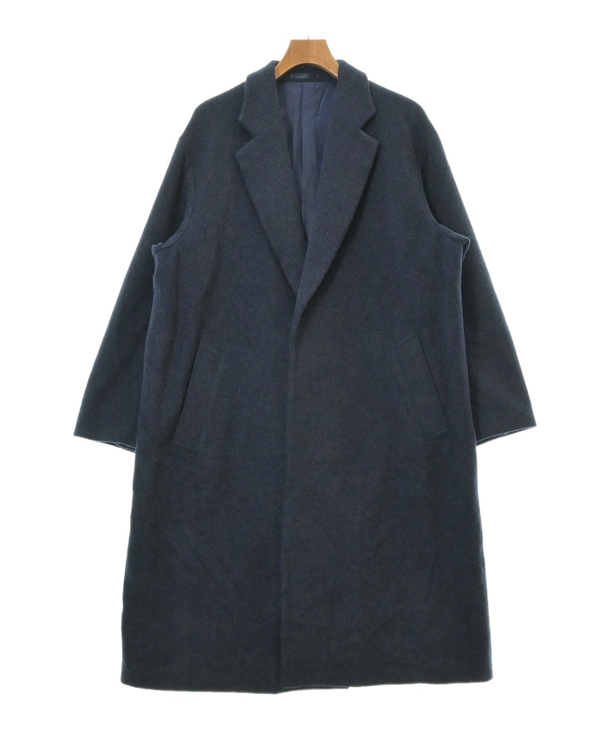 ぐり MAISON SPECIAL ネイビー チェスターコート サイズ00 SUPER140Sウールプライムオーバーセミダブルチェスターコート