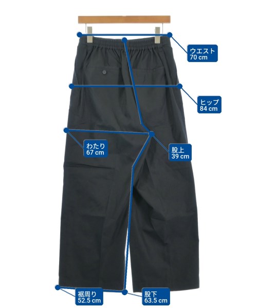 MAISON SPECIAL（メゾンスペシャル）スラックス 黒 サイズ:00(XS位) メンズ/2200613696074