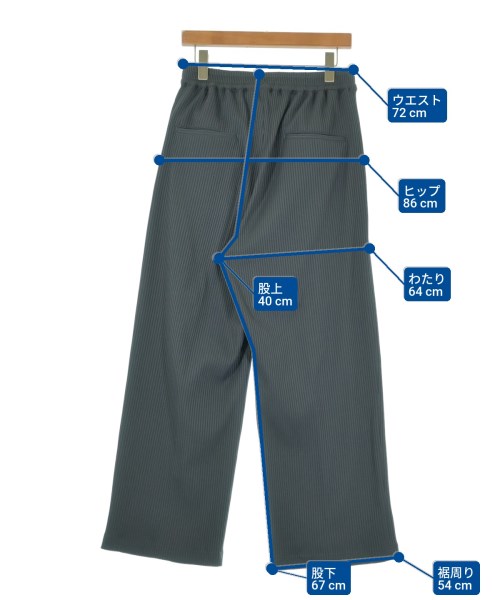 MAISON SPECIAL（メゾンスペシャル）スラックス グレー サイズ:00(XS位) メンズ/2200613696135