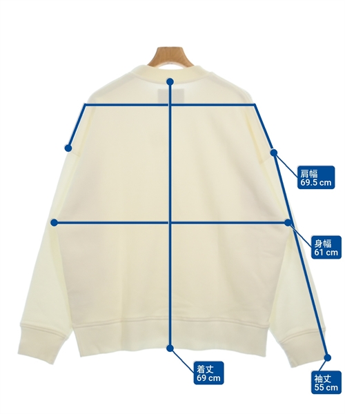 MAISON SPECIAL（メゾンスペシャル）スウェット 白 サイズ:44(S位) メンズ/2200615639178