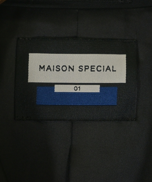 MAISON SPECIAL（メゾンスペシャル）テーラードジャケット 黒 サイズ:01(S位) メンズ/2200619479046