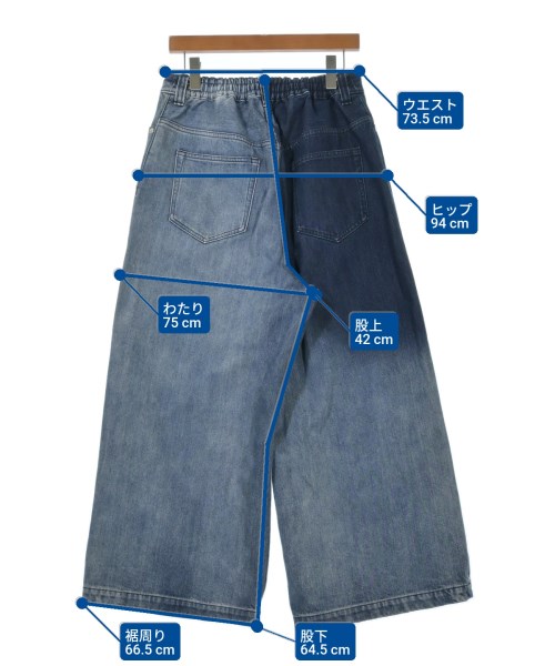 MAISON SPECIAL（メゾンスペシャル）デニムパンツ 紺 サイズ:0(XS位) メンズ/2200628129055