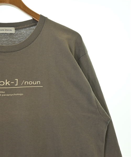 MAISON SPECIAL（メゾンスペシャル）Tシャツ・カットソー グレー サイズ:-(L位) メンズ/2200609471104