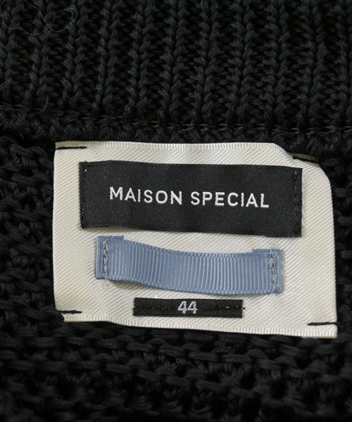 MAISON SPECIAL（メゾンスペシャル）ニット・セーター 黒 サイズ:44(S位) メンズ/2200613324021