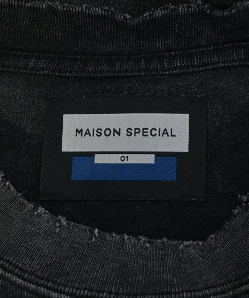 MAISON SPECIAL（メゾンスペシャル）Tシャツ・カットソー 黒 サイズ:01(S位) メンズ/2200610250156